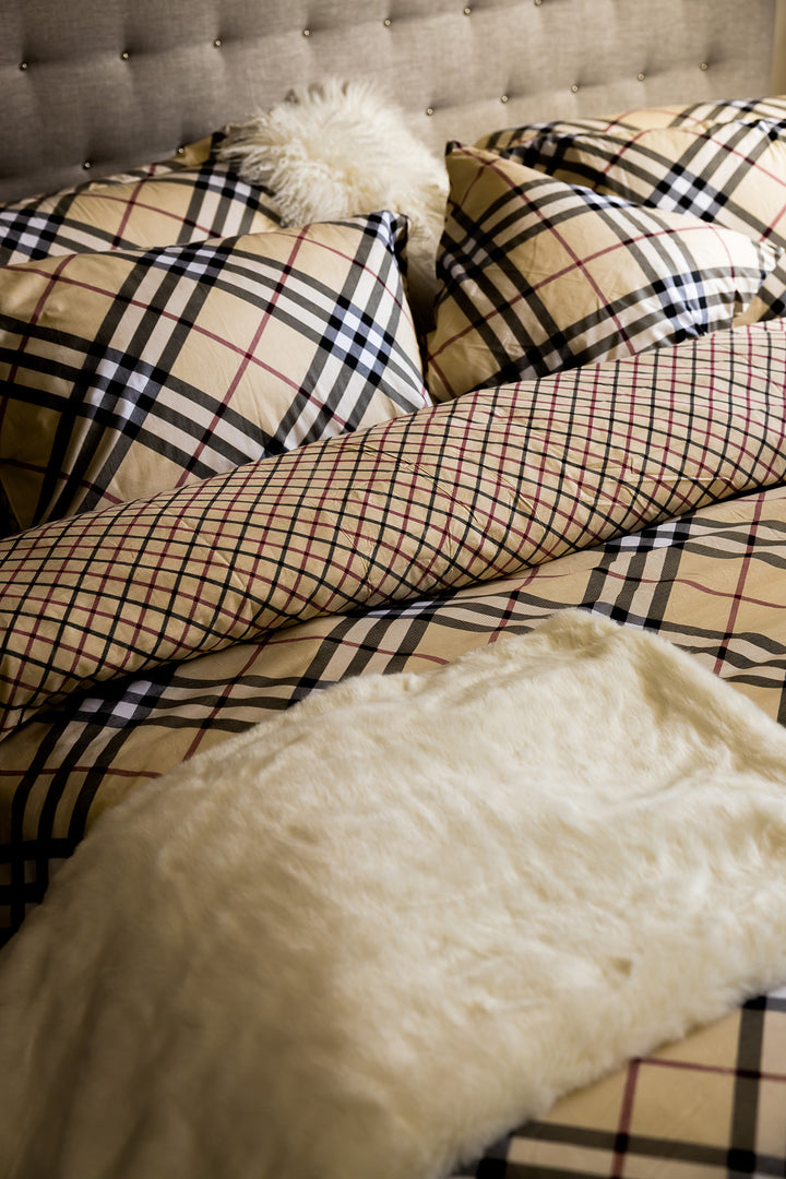 Ensemble de Housse 6 pièces en coton à carreaux Banff Grandeur Queen