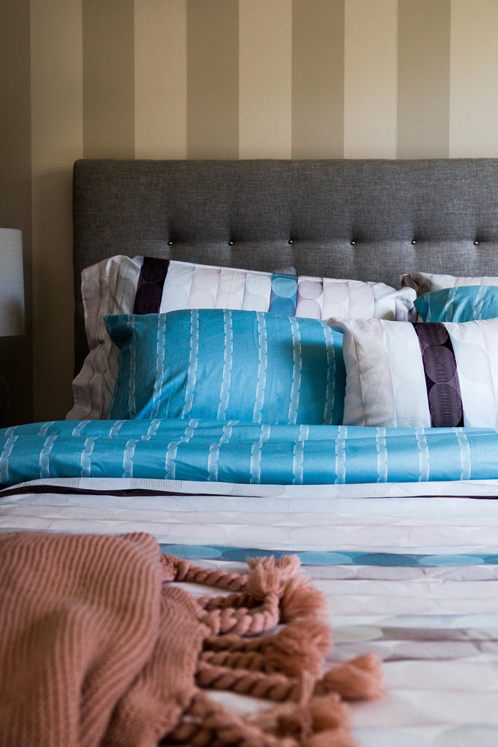 Ensemble de housse de couette Imprimer Réversible Bermuda Grandeur Queen