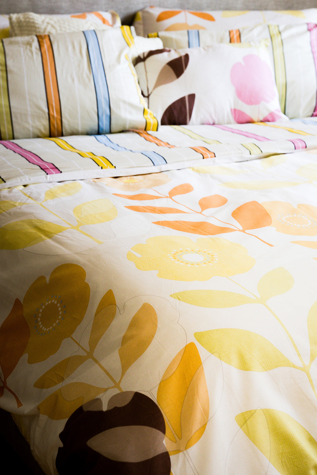 Ensemble de housse de couette Maui Imprimer Réversible Grandeur Queen