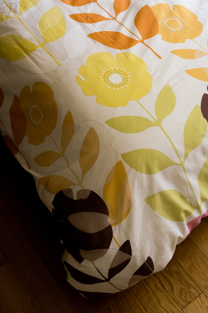 Ensemble de housse de couette Maui Imprimer Réversible Grandeur Queen