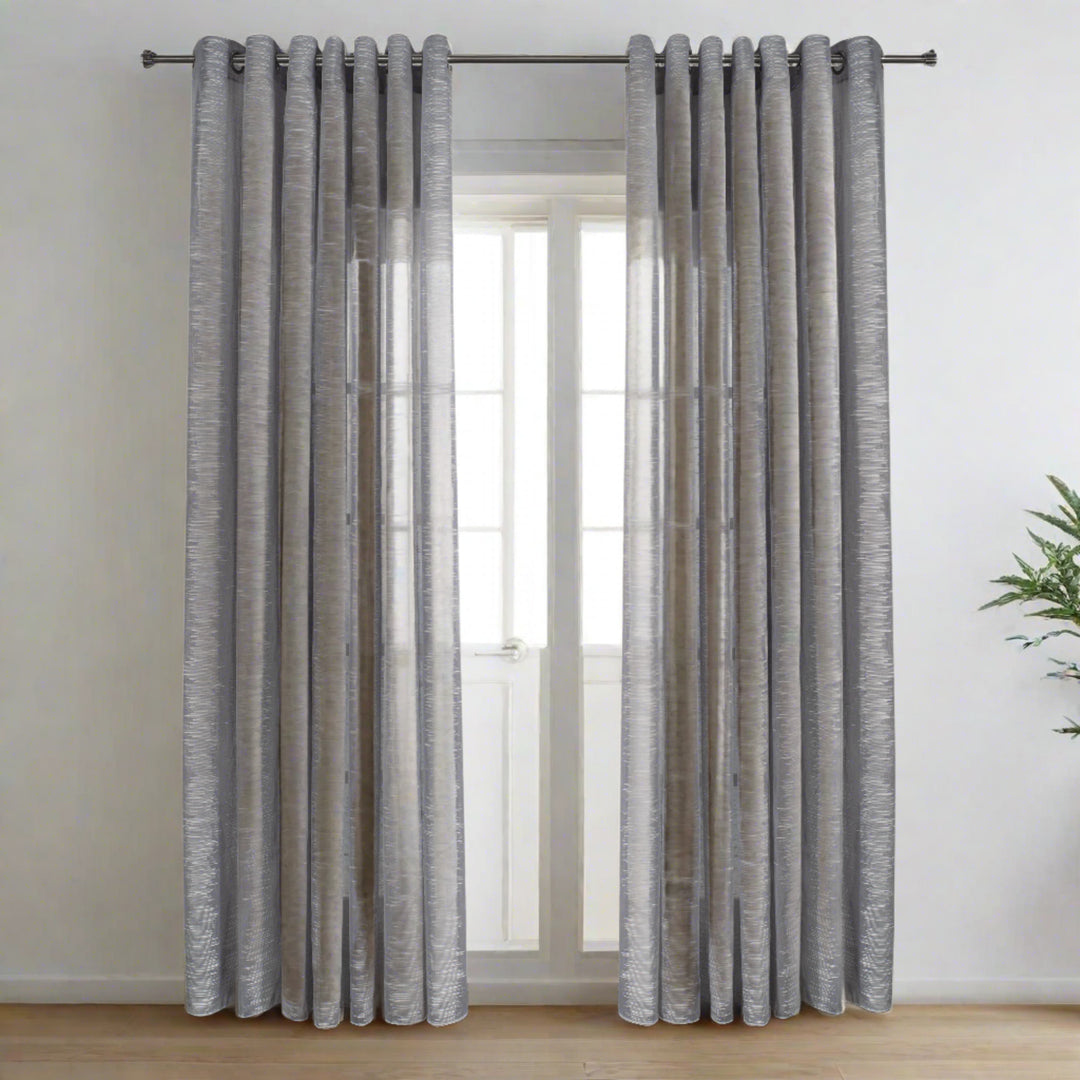 Arizona Jacquard Sheer Grommet Curtain
