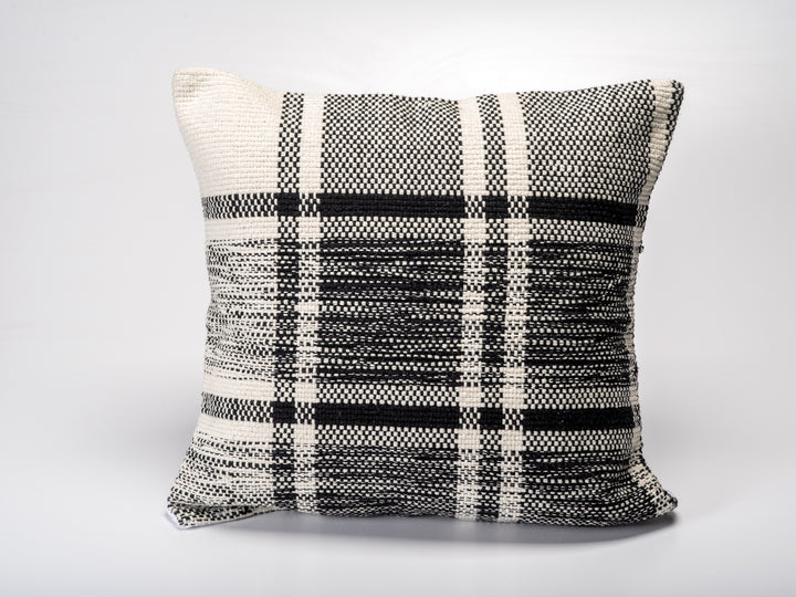 Oreiller décoratif en carreaux tissés à la main