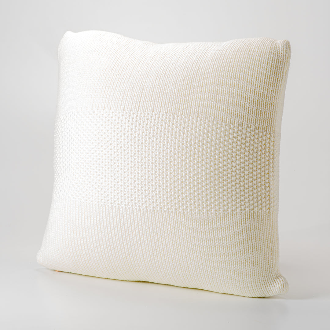 Oreiller Décoratif en Tricot crème