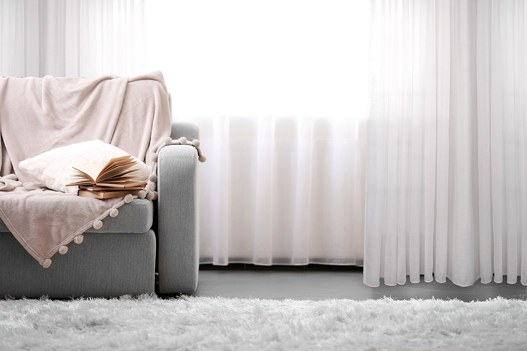 Voile Jacquard en faux lin Ultra avec œillets