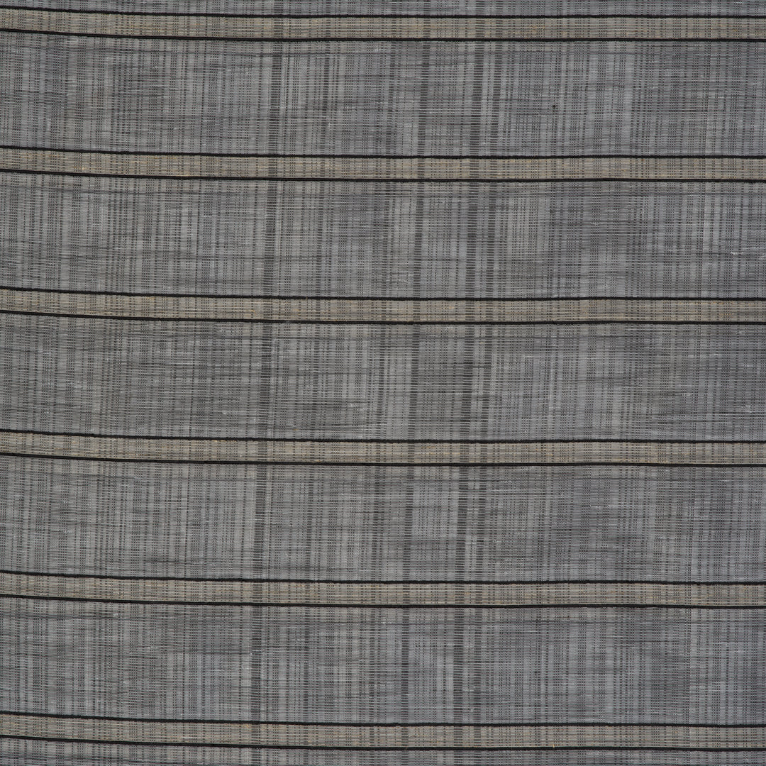 Rideau transparent texturé à rayures horizontales Quantas Avec Oeillets 108" x 95"