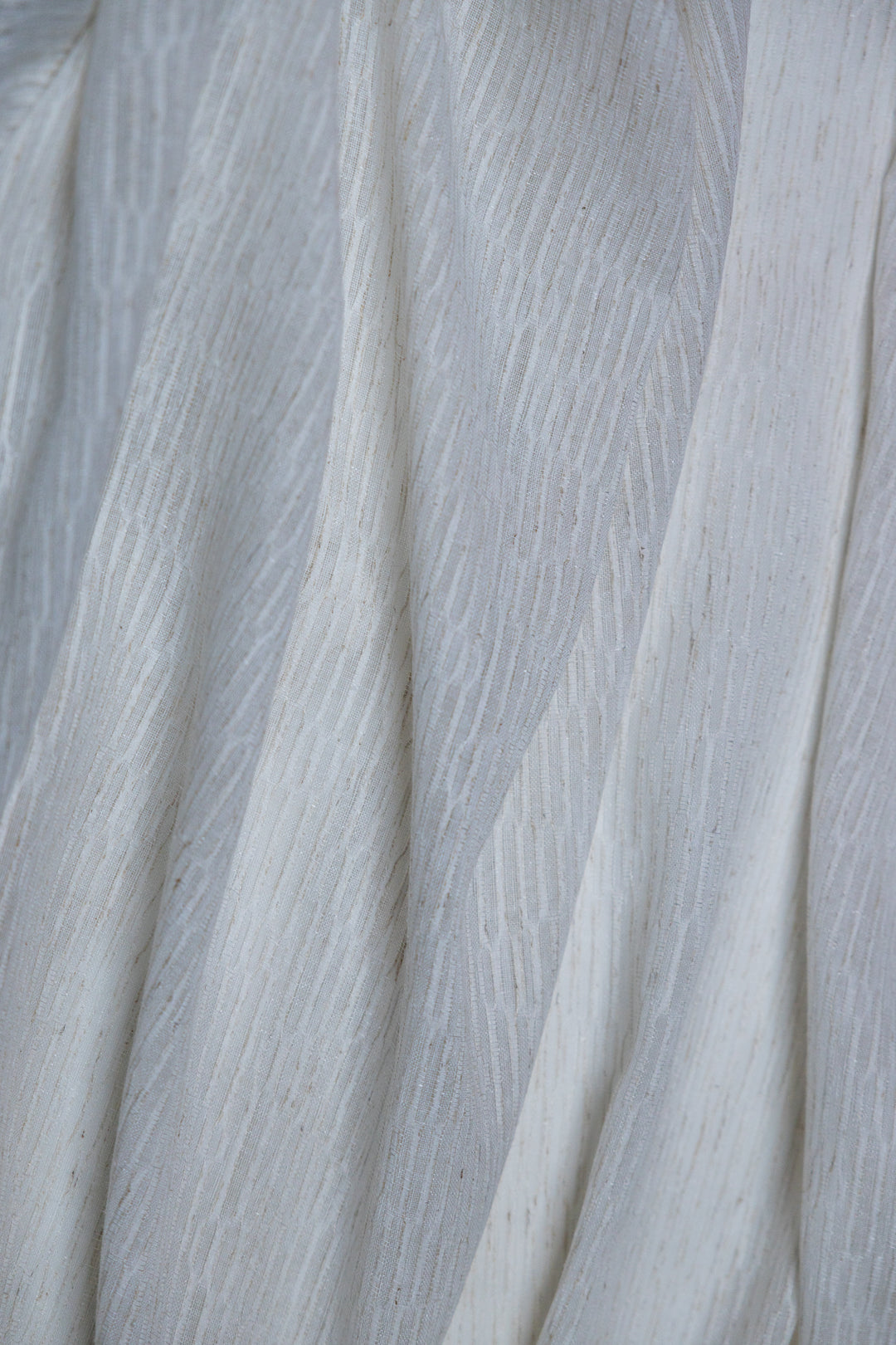 Rideau à voilage lourd texturé naturel Taranto 108"x 95"