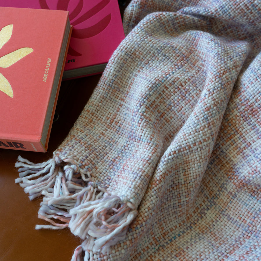 Sapporo multi knit textured throw blanket, 50 by 60 inches