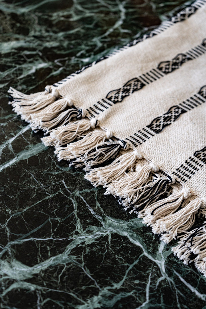 Kyoto woven texture throw blanket 50"x 60"