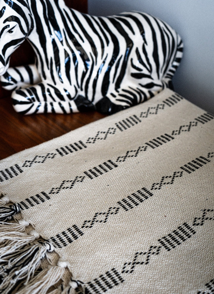 Kyoto woven texture throw blanket 50"x 60"