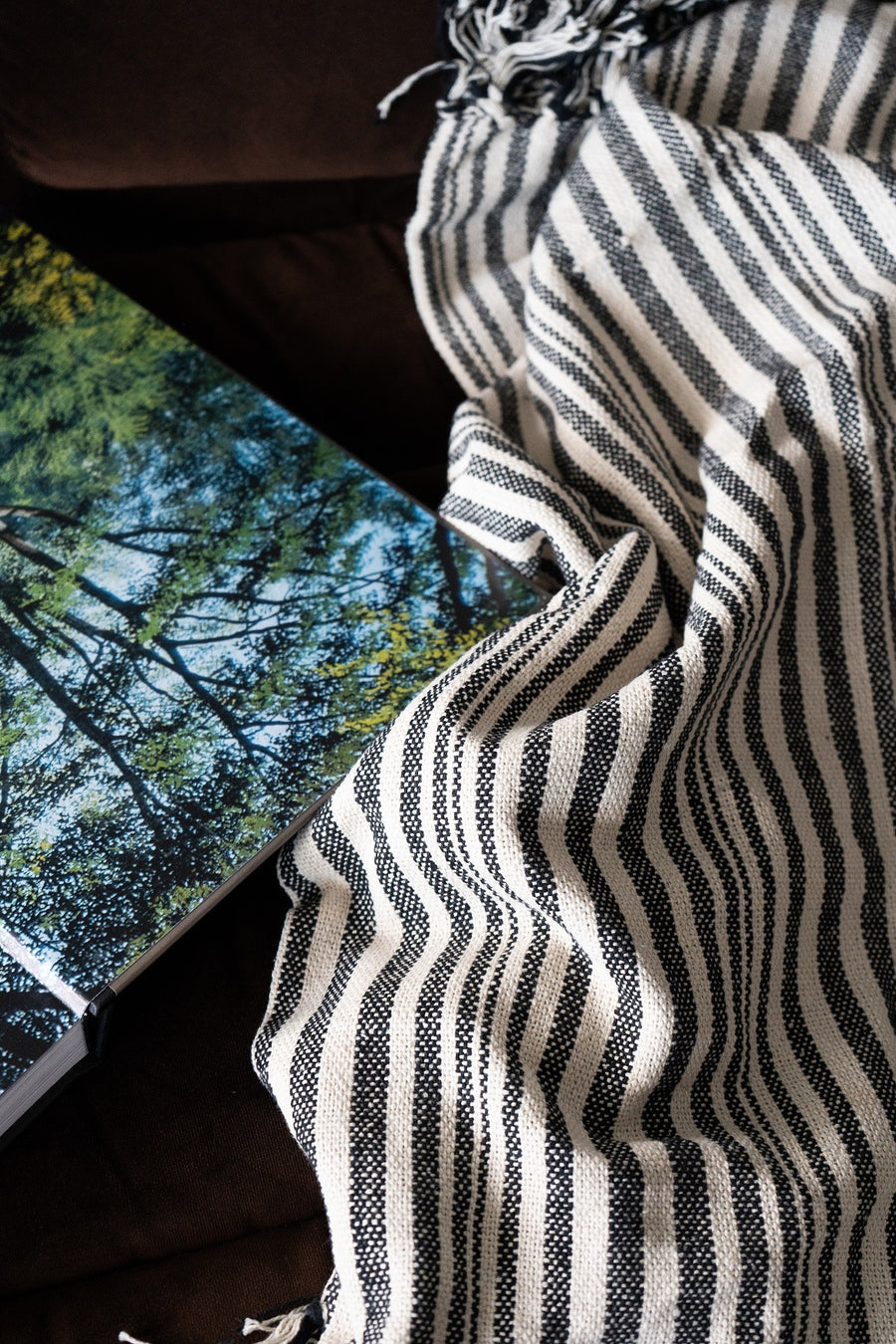 Kobe woven textured throw blanket, 50 by 60 inches