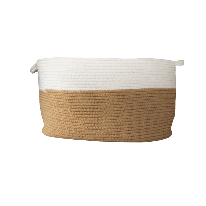 100 % cotton  houshold storage basket