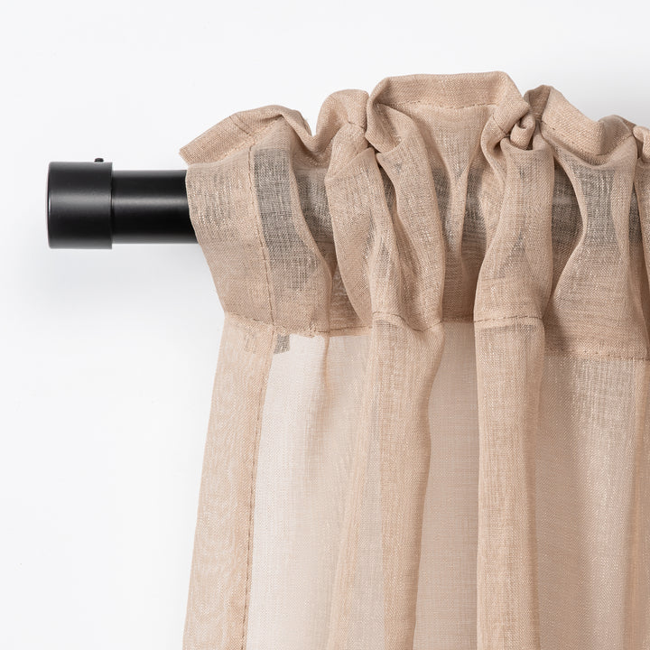 Dali Reverse Tab / Rod Pocket Sheer