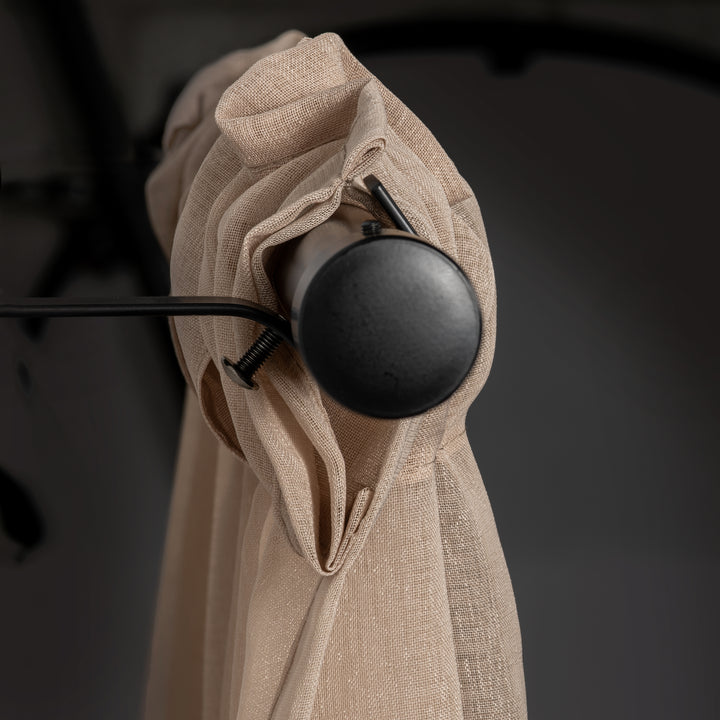 Dali Reverse Tab / Rod Pocket Sheer