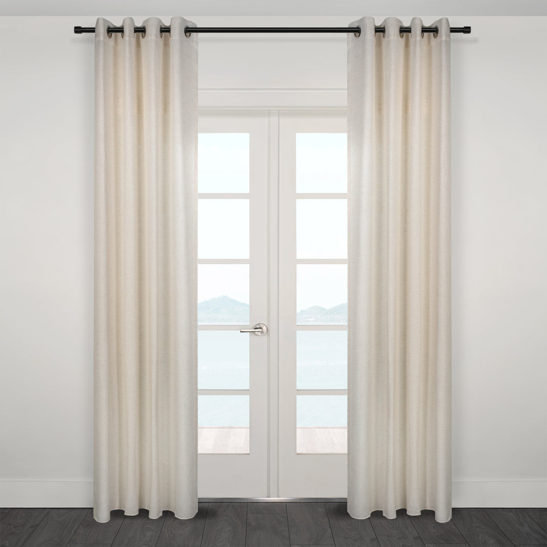 Capri Linen jacquard Design Curtain 54"x95"