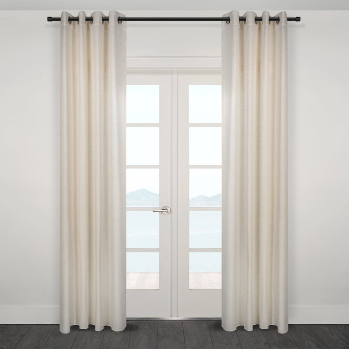 Capri Linen jacquard Design Curtain 54"x95"
