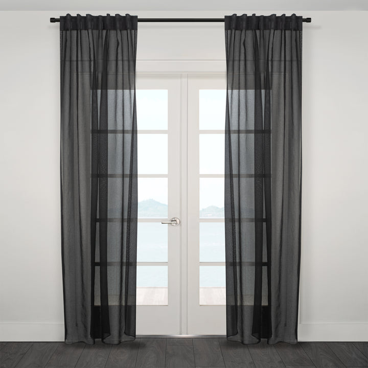 Dali Reverse Tab / Rod Pocket Sheer