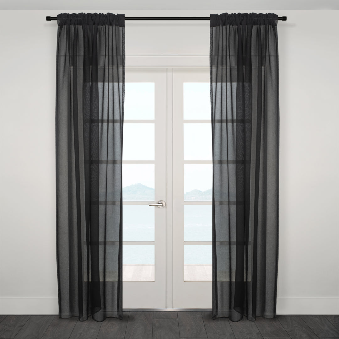 Dali Reverse Tab / Rod Pocket Sheer