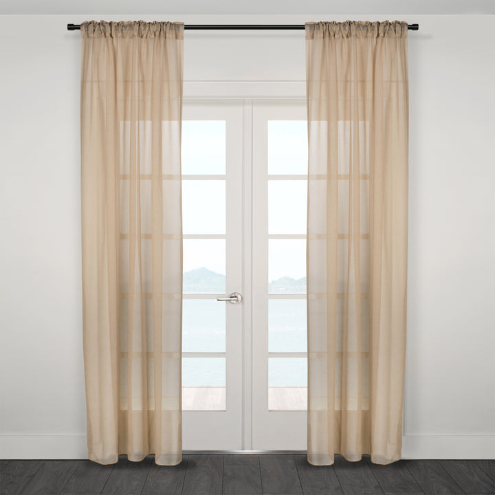 Dali Reverse Tab / Rod Pocket Sheer