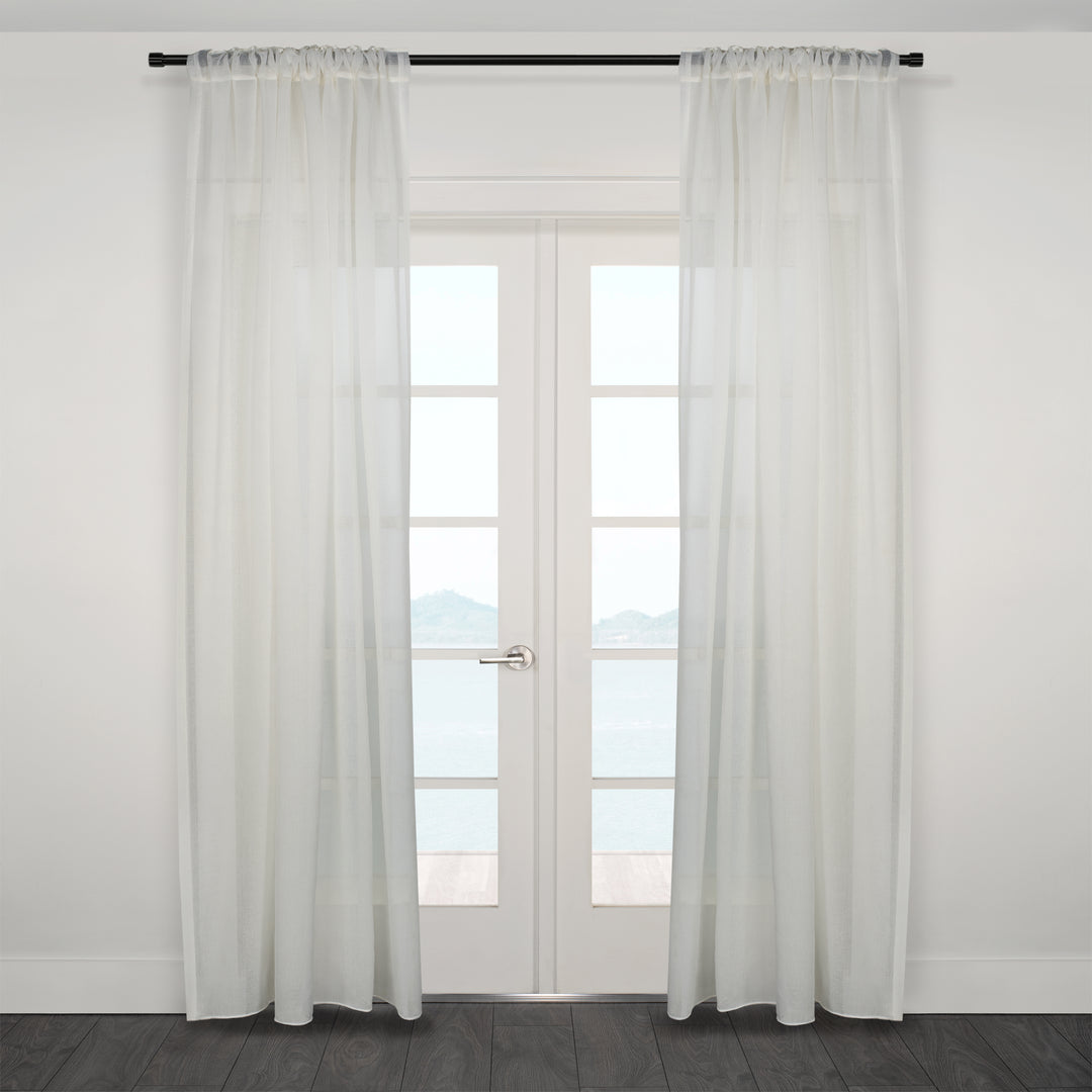 Dali Reverse Tab / Rod Pocket Sheer