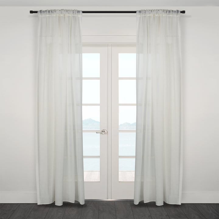 Dali Reverse Tab / Rod Pocket Sheer