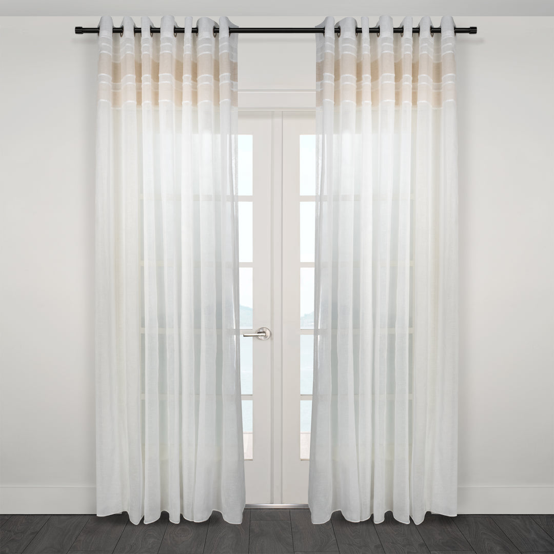 Galicia Linen jacquard  Curtain 108"x95"